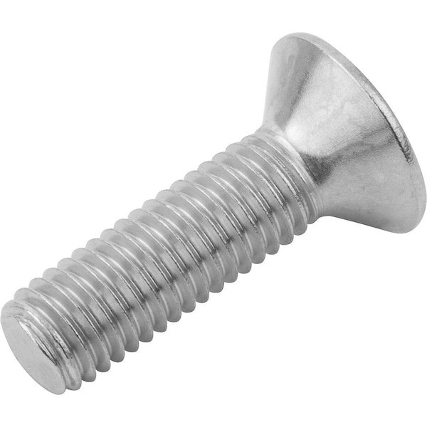 M16 x Flat, Socket Head Cap Screw, Bright Stainless Steel